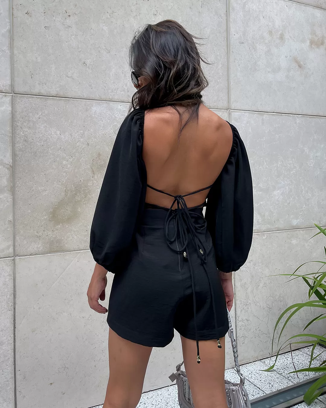 Oxigênio - Romper Oxygen Long Sleeve Black - 224521PRETO Oxigênio - Romper Oxygen Long Sleeve Black - 224521PRETO