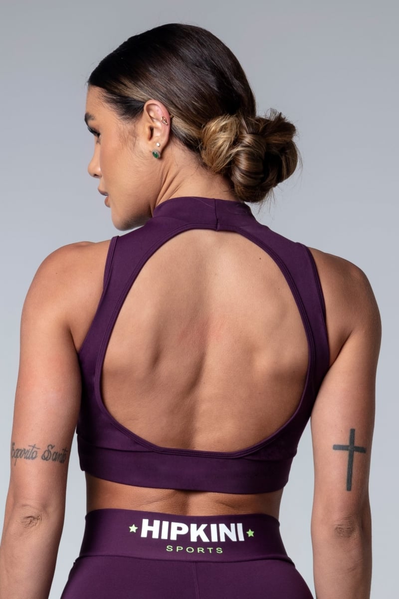 Hipkini - Top Urban Girl Wine with Gola - 3339888 Hipkini - Top Urban Girl Wine with Gola - 3339888