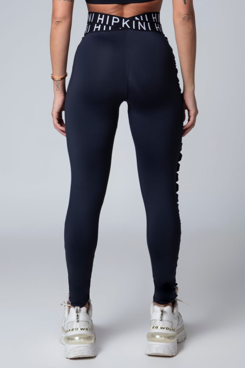 Hipkini - Urban Girl Legging Black Tulle On The Side - 3339877