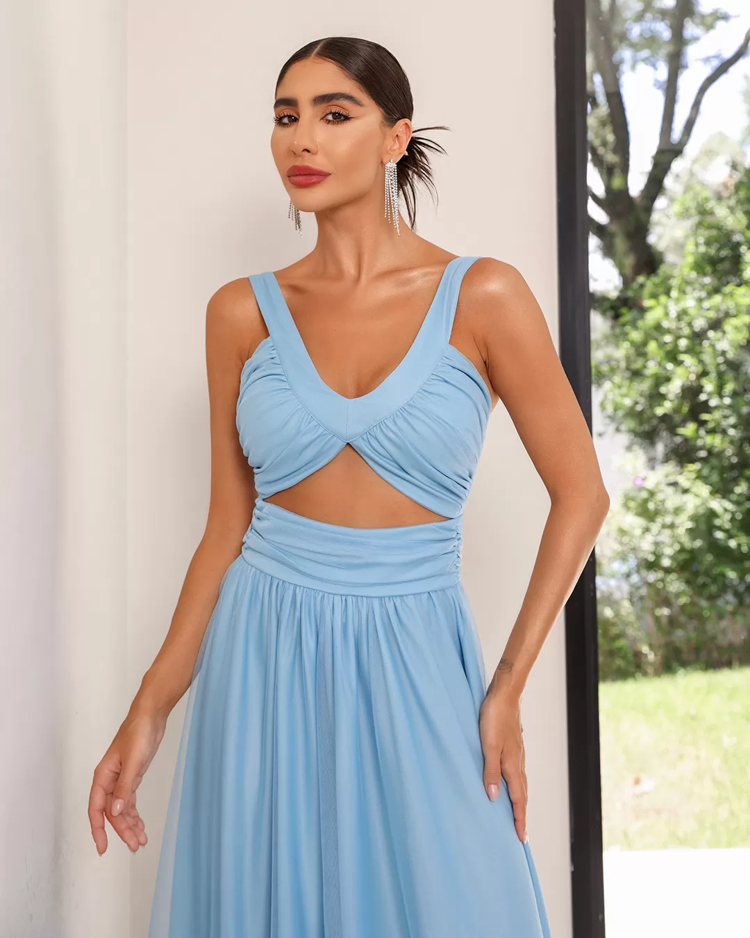Dot Clothing - Dress Dot Clothing Leaked Blue Waist - 1826AZUL Dot Clothing - Dress Dot Clothing Leaked Blue Waist - 1826AZUL