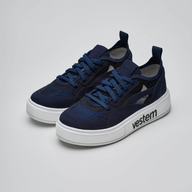 Vestem - Frida Multicolor Navy Blue Sneakers - TE20.C0028 Vestem - Frida Multicolor Navy Blue Sneakers - TE20.C0028