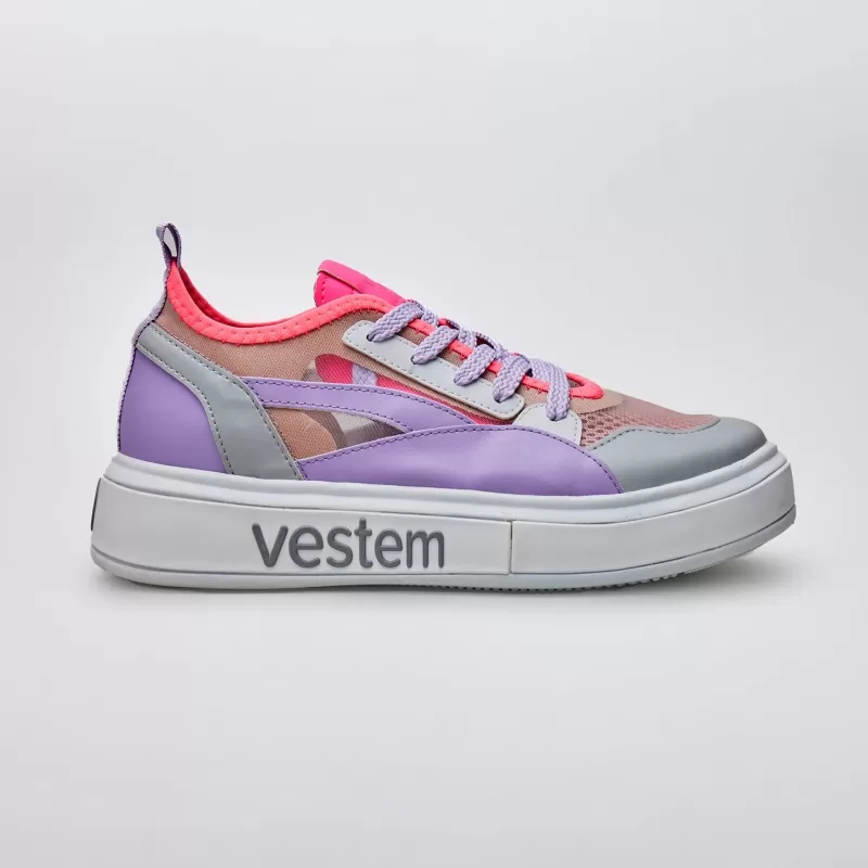 Vestem - Frida Multicolor Lilac Lavender Sneakers - TE20.C0279 Vestem - Frida Multicolor Lilac Lavender Sneakers - TE20.C0279
