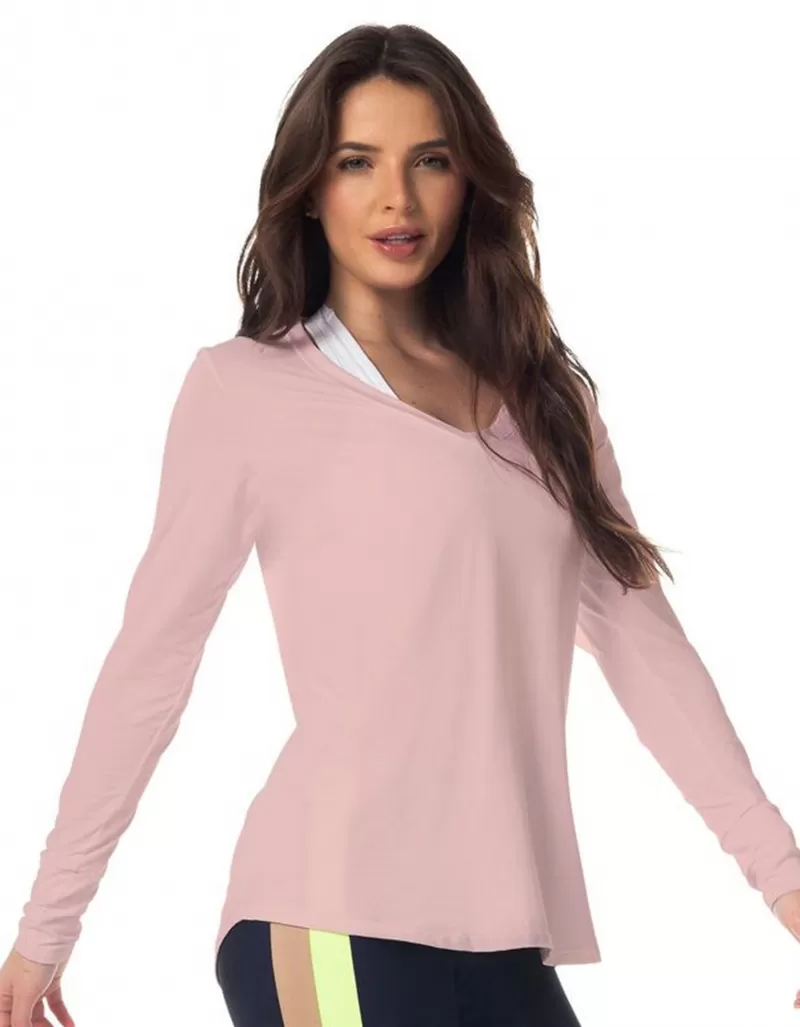 Vestem - Shirt Dry Fit Long Sleeve Janice pink Romance - BML16.ESS.C0243
