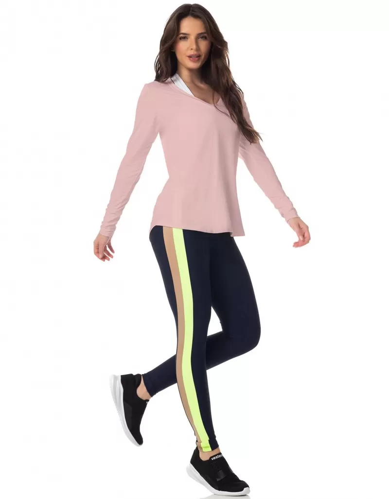 Vestem - Shirt Dry Fit Long Sleeve Janice pink Romance - BML16.ESS.C0243