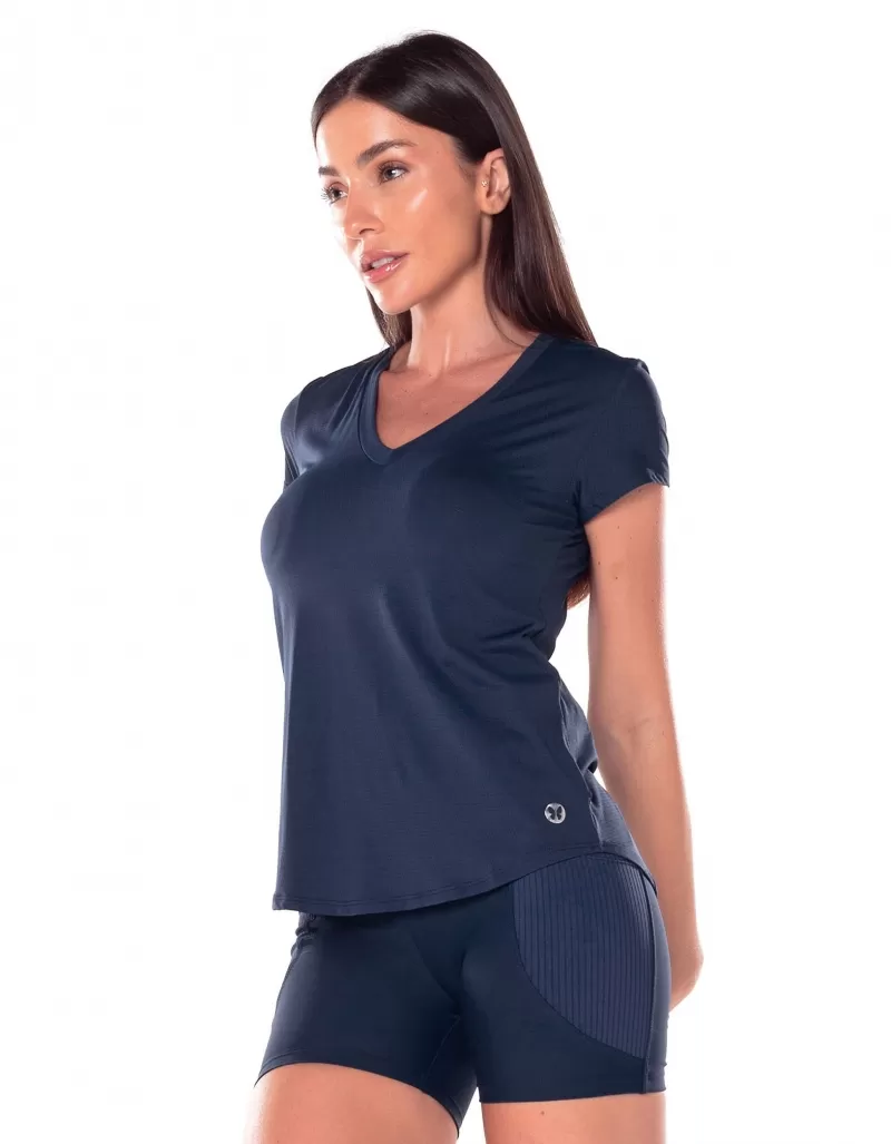 Vestem - Shirt Short Sleeve Janice Az. dark navy - BMC31.ESS.C0173