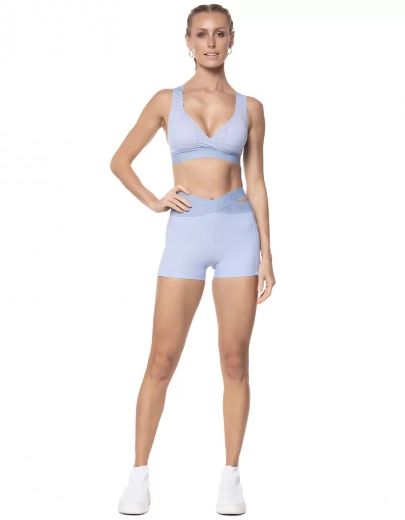 Vestem - Italia Blue Drizzle Shorts - SH511.ESS.C0244 Vestem - Italia Blue Drizzle Shorts - SH511.ESS.C0244
