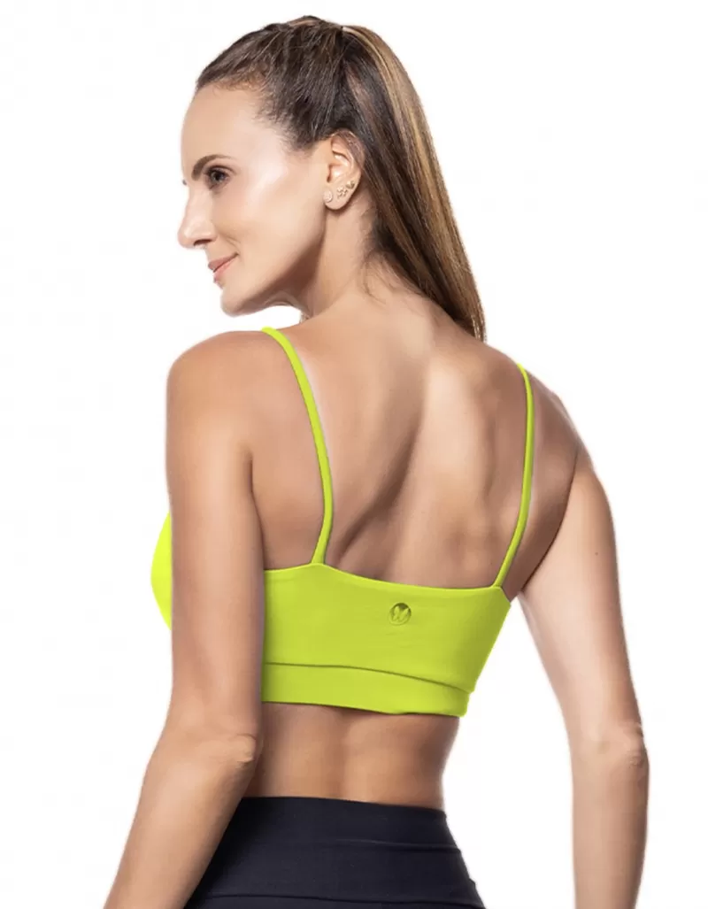 Vestem - Sports bra Cloe Yellow Neon - TOP905.ESS.C0009 Vestem - Sports bra Cloe Yellow Neon - TOP905.ESS.C0009