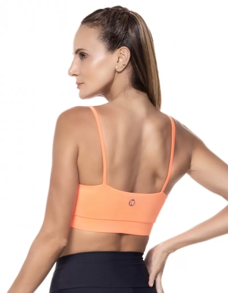 Vestem - Top Cloe Orange Neon - TOP905.ESS.C0007 Vestem - Top Cloe Orange Neon - TOP905.ESS.C0007