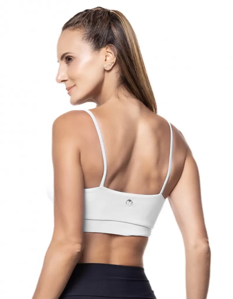 Vestem - Sports bra Cloe White - TOP905.ESS.C0001 Vestem - Sports bra Cloe White - TOP905.ESS.C0001
