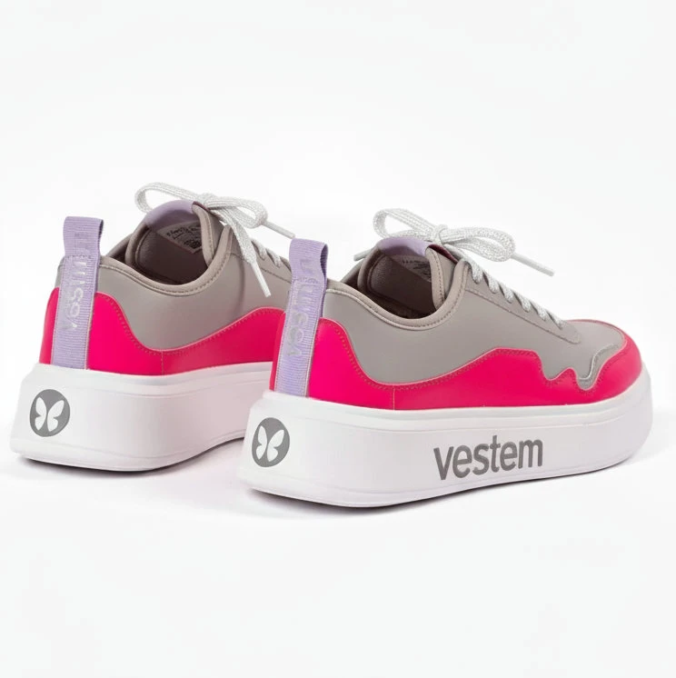 Vestem - Mona Lisa Pink and Gray Sneakers - TE24.C0011