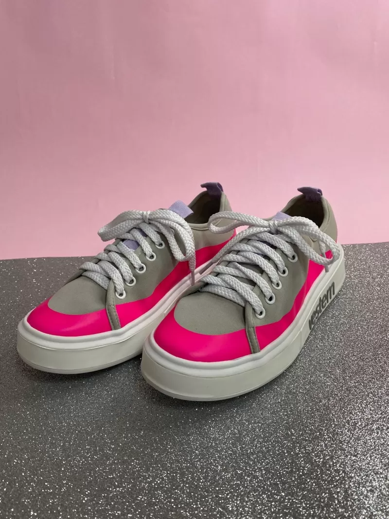 Vestem - Mona Lisa Pink and Gray Sneakers - TE24.C0011 Vestem - Mona Lisa Pink and Gray Sneakers - TE24.C0011