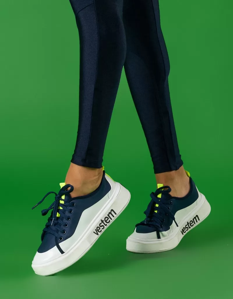 Vestem - Monalisa Navy Blue Tennis Shoes - TE24.C0028 Vestem - Monalisa Navy Blue Tennis Shoes - TE24.C0028