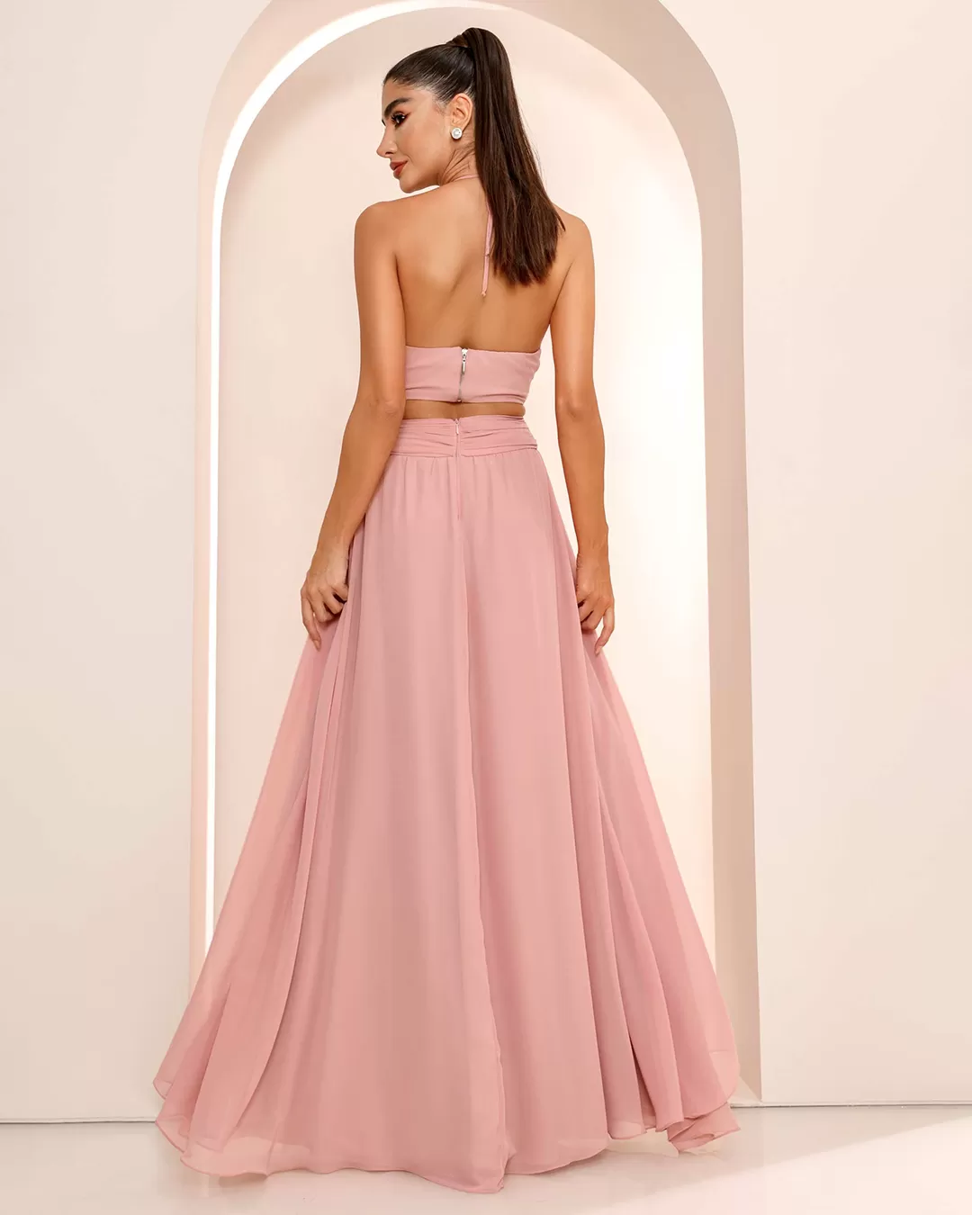 Dot Clothing - Dress Dot Clothing Long Buckle Rose - 1861ROSE Dot Clothing - Dress Dot Clothing Long Buckle Rose - 1861ROSE