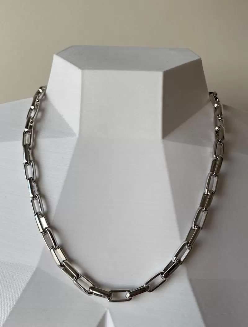Mikabe - Chain Links Rhodium White - MK1533