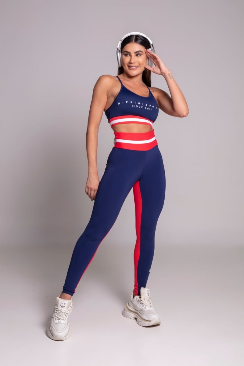 Hipkini - Navy Blue Gravity Top with Silk - 3339927 Hipkini - Navy Blue Gravity Top with Silk - 3339927