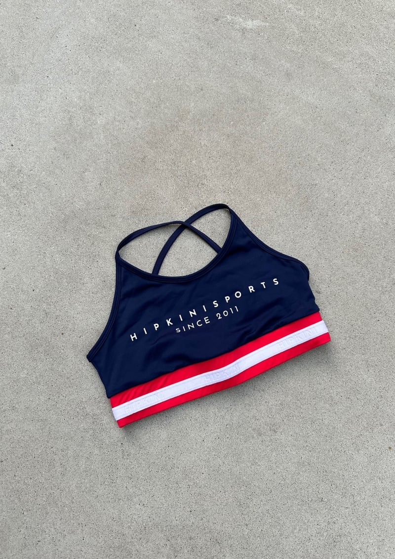 Hipkini - Navy Blue Gravity Top with Silk - 3339927 Hipkini - Navy Blue Gravity Top with Silk - 3339927