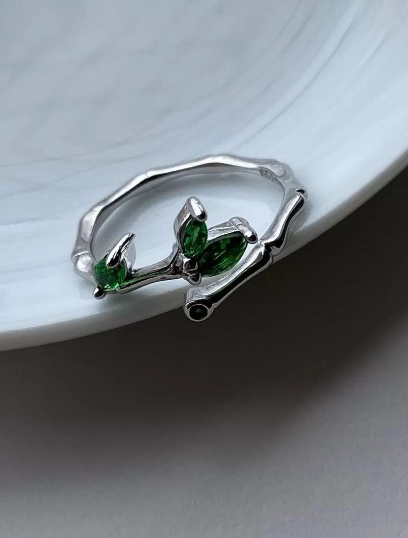 Mikabe - Leaf Ring Silver 925 - MK1540