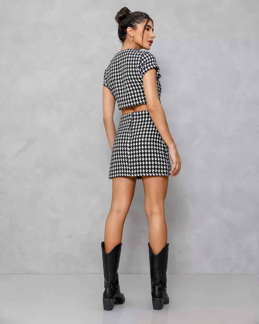 Dot Clothing - Set Dot Clothing Black Tweed - 1930PRETO Dot Clothing - Set Dot Clothing Black Tweed - 1930PRETO