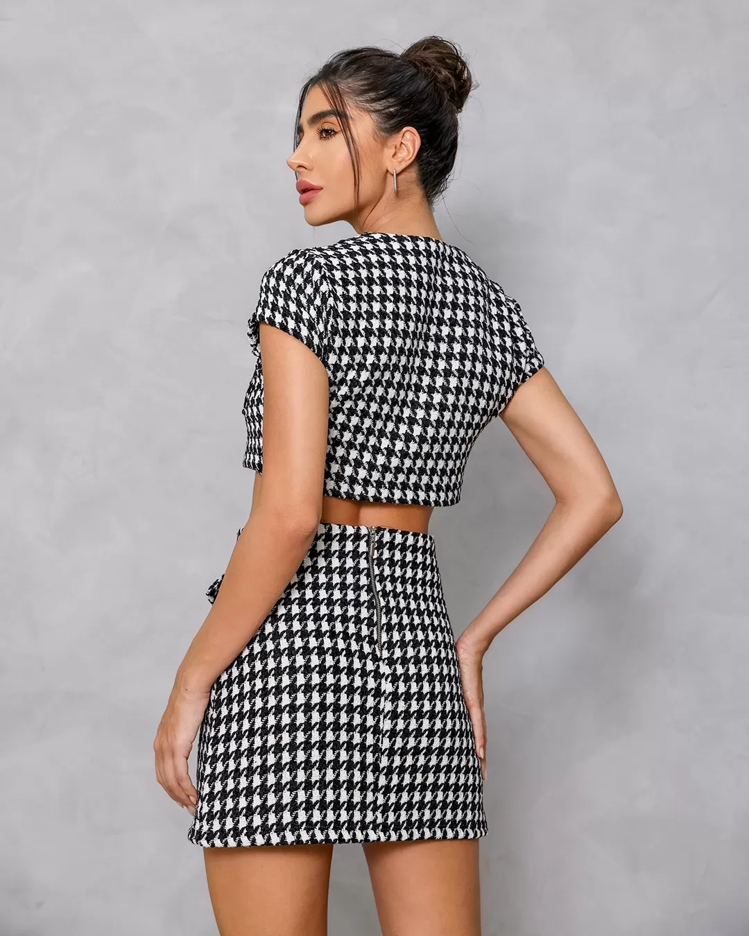 Dot Clothing - Set Dot Clothing Black Tweed - 1930PRETO Dot Clothing - Set Dot Clothing Black Tweed - 1930PRETO
