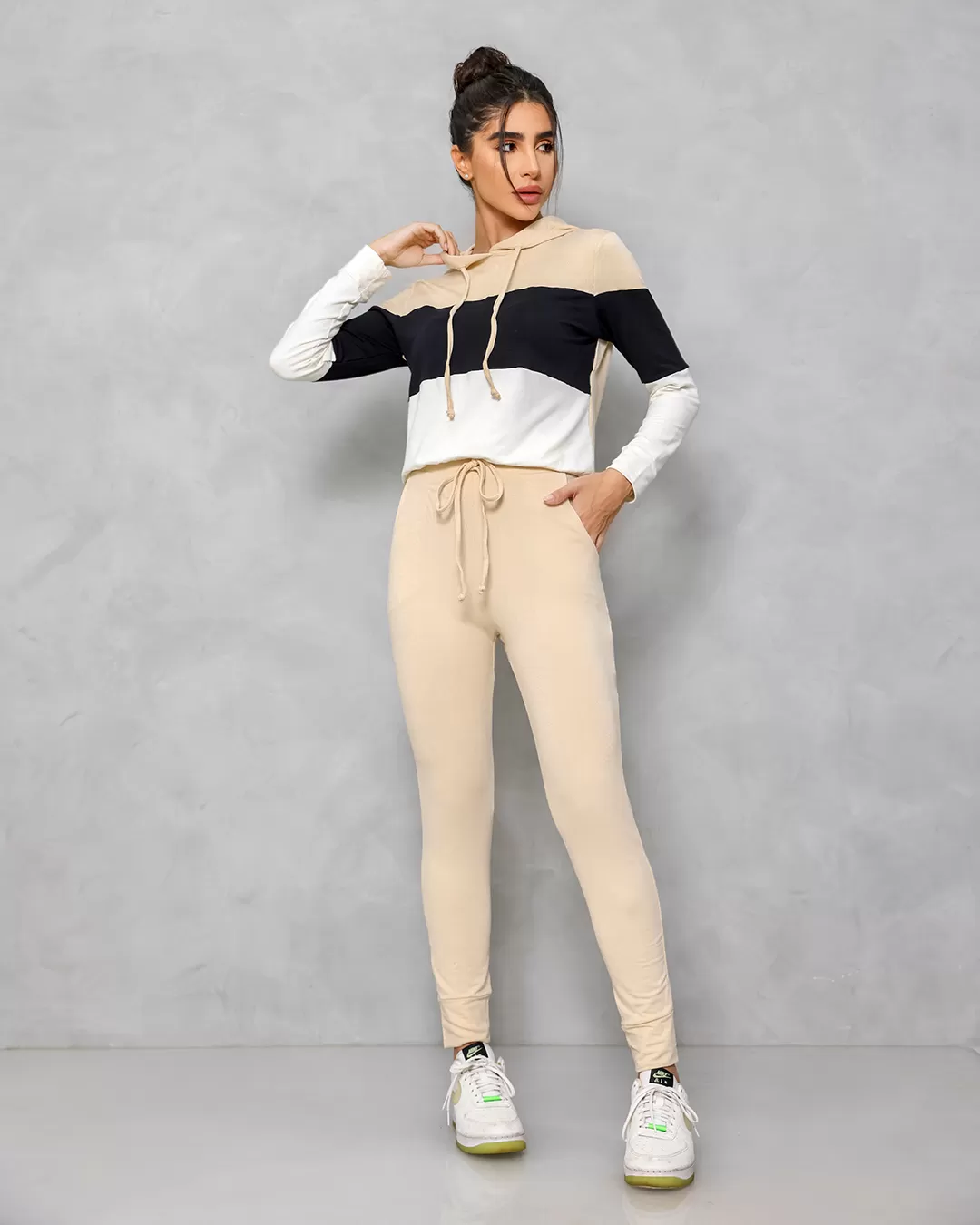 Dot Clothing - Set Dot Clothing sweat light Beige - 1688BEGE