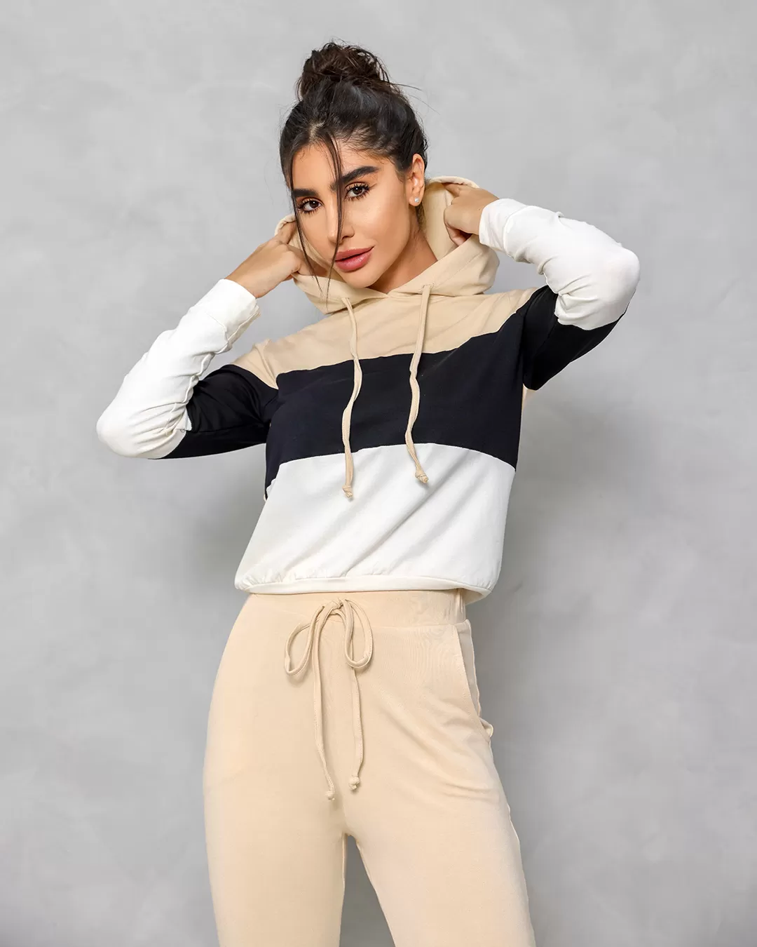 Dot Clothing - Set Dot Clothing sweat light Beige - 1688BEGE Dot Clothing - Set Dot Clothing sweat light Beige - 1688BEGE