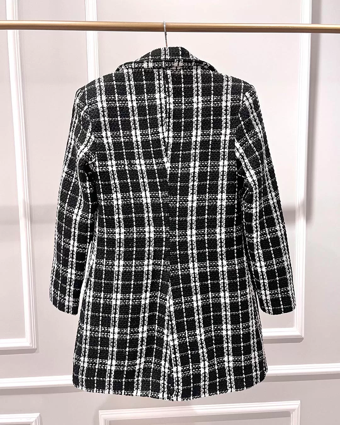 Dot Clothing - Blazer Dot Clothing Black Tweed - 1962PRETO Dot Clothing - Blazer Dot Clothing Black Tweed - 1962PRETO