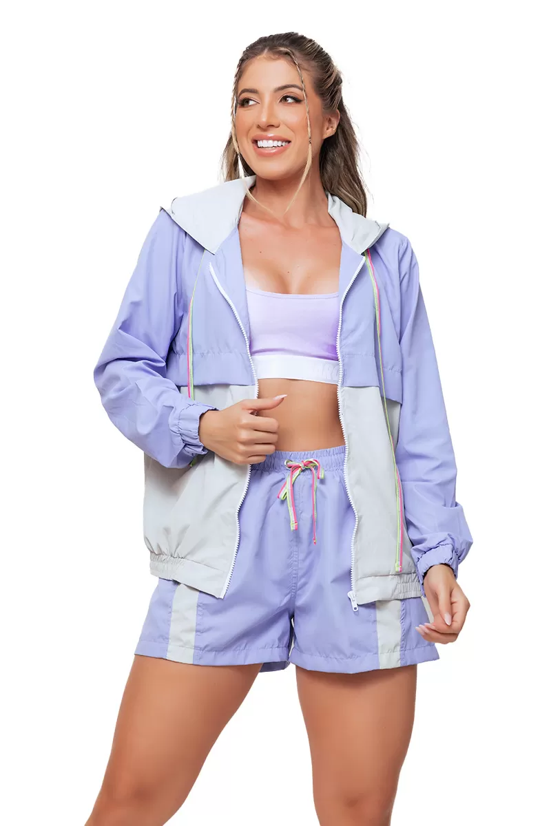 Garotafit - Lilac Windromperer Jacket Set - JCT19PLG Garotafit - Lilac Windromperer Jacket Set - JCT19PLG