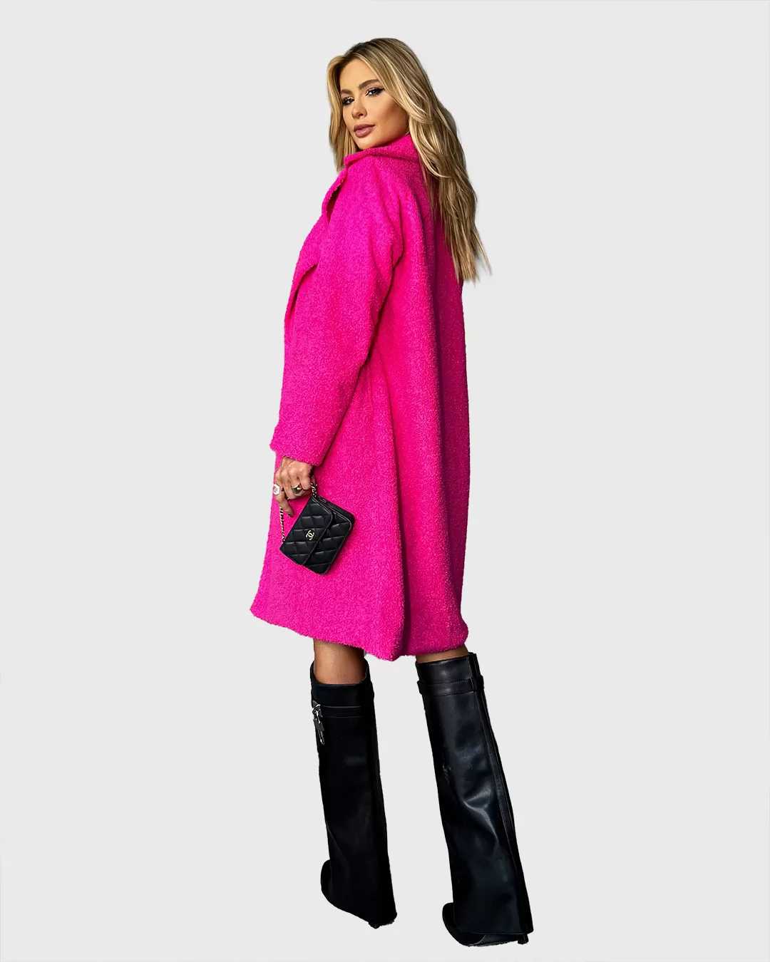 Dot Clothing - Long Pink Dot Clothing Coat - 1926PINK Dot Clothing - Long Pink Dot Clothing Coat - 1926PINK
