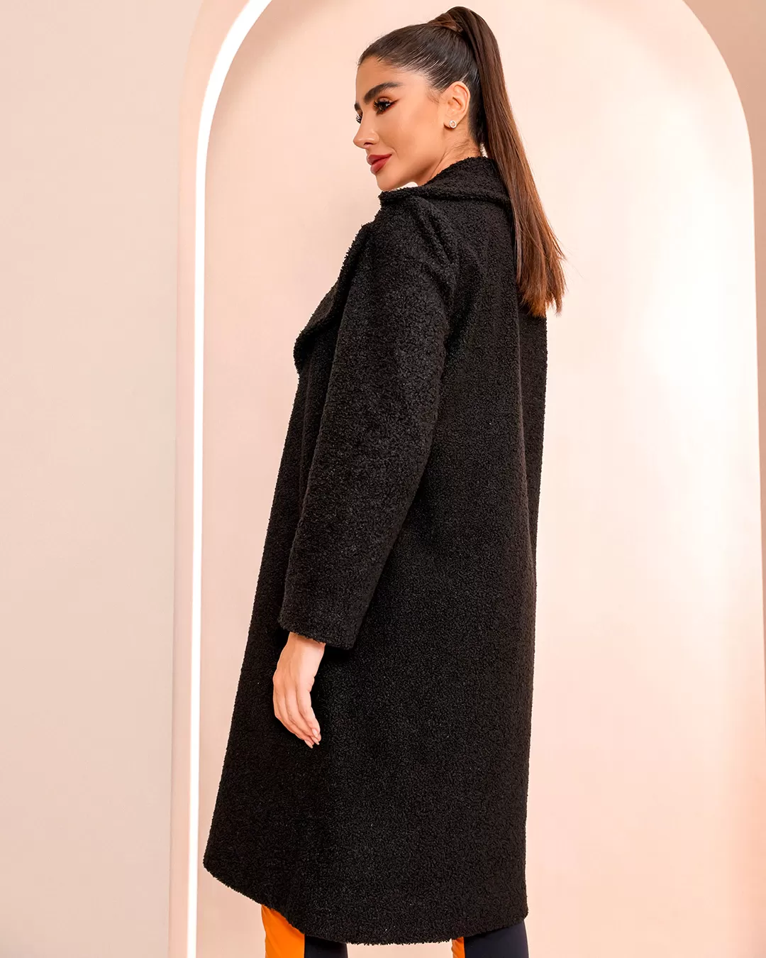 Dot Clothing - Dot Clothing Long Black Jacket - 1926PRETO Dot Clothing - Dot Clothing Long Black Jacket - 1926PRETO