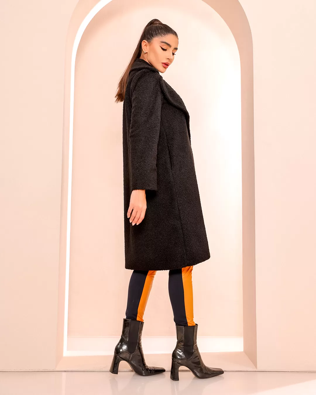 Dot Clothing - Dot Clothing Long Black Jacket - 1926PRETO Dot Clothing - Dot Clothing Long Black Jacket - 1926PRETO