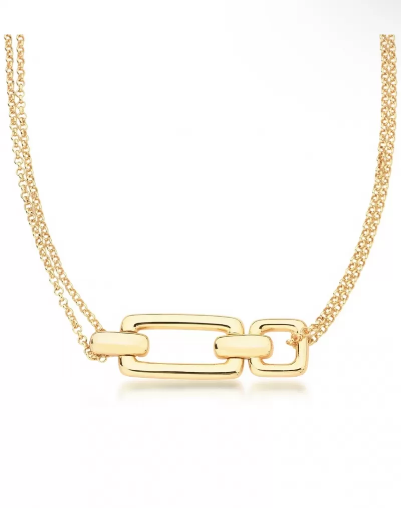 Mikabe - Necklace Choker Gold Buckle - MK1574
