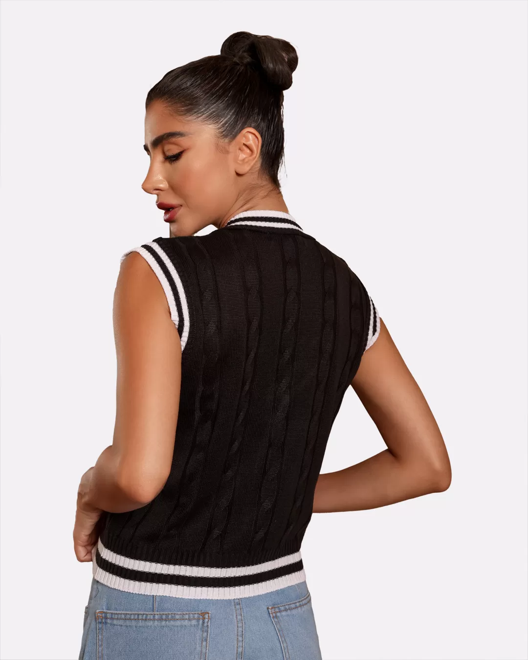 Dot Clothing - Vest Dot Clothing College Black - T187PRETO Dot Clothing - Vest Dot Clothing College Black - T187PRETO