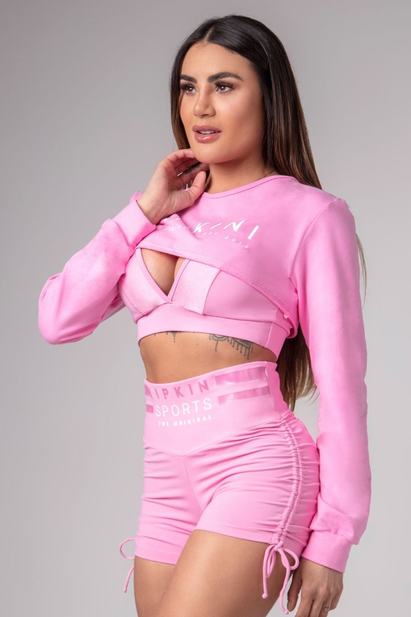 Hipkini - Blouse Activewear by Blouse Pink - 3339988 Hipkini - Blouse Activewear by Blouse Pink - 3339988