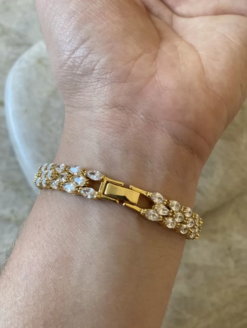 Mikabe - Triple Gold Riviera Btanklet - MK1595 Mikabe - Triple Gold Riviera Btanklet - MK1595