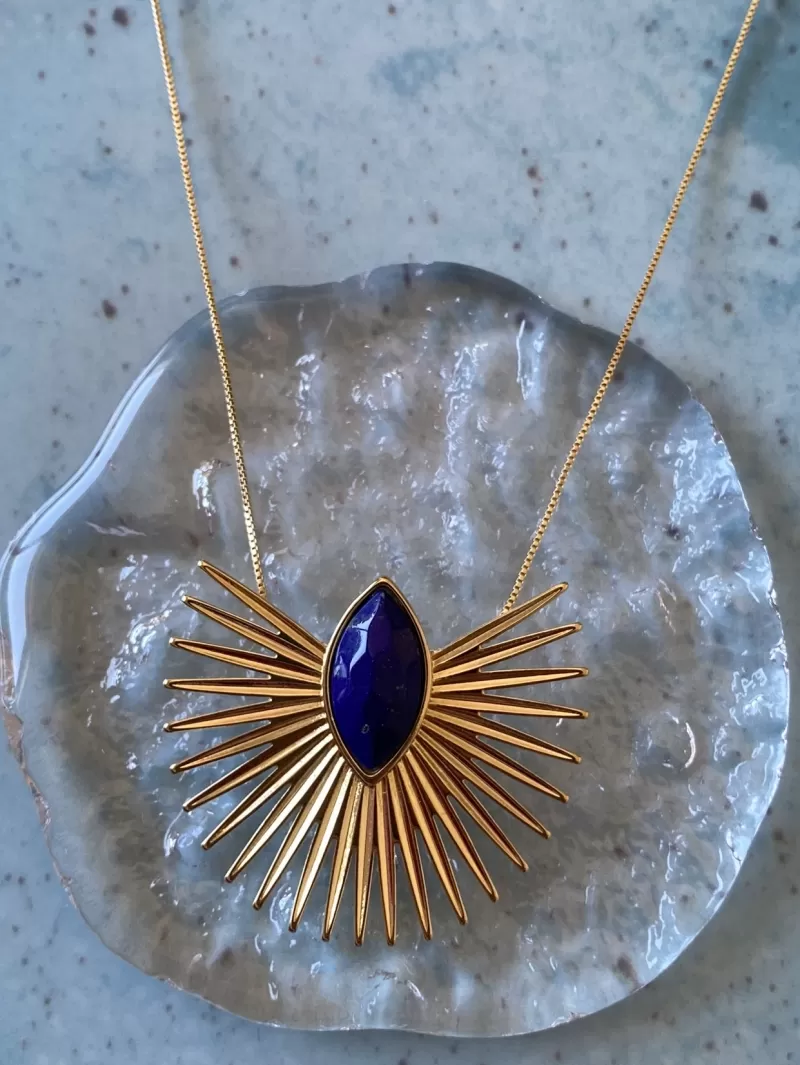Mikabe - Necklace Gaia Lapis Lazuli - MK1605
