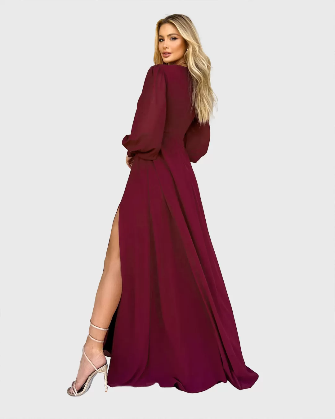 Dot Clothing - Dress Dot Clothing Long Sleeve Bordo - 1942BRORDO Dot Clothing - Dress Dot Clothing Long Sleeve Bordo - 1942BRORDO