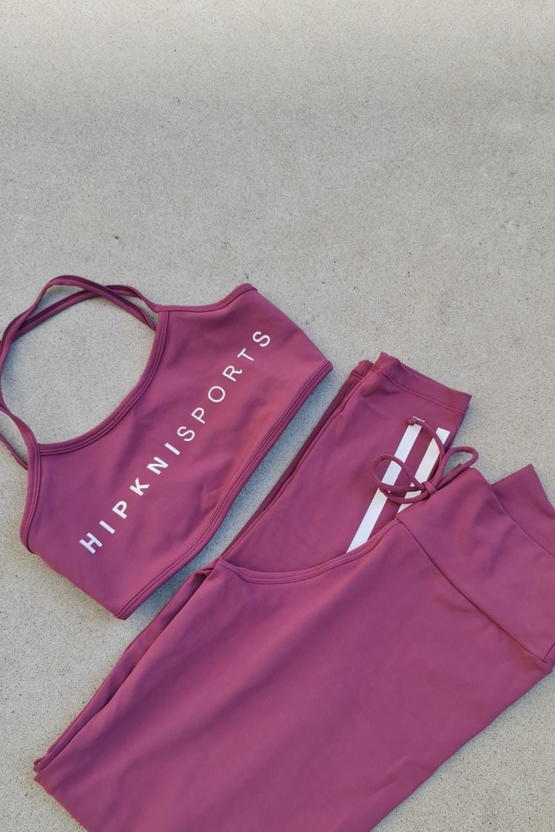 Hipkini - Burgundy Activewear Shorts - 3339990