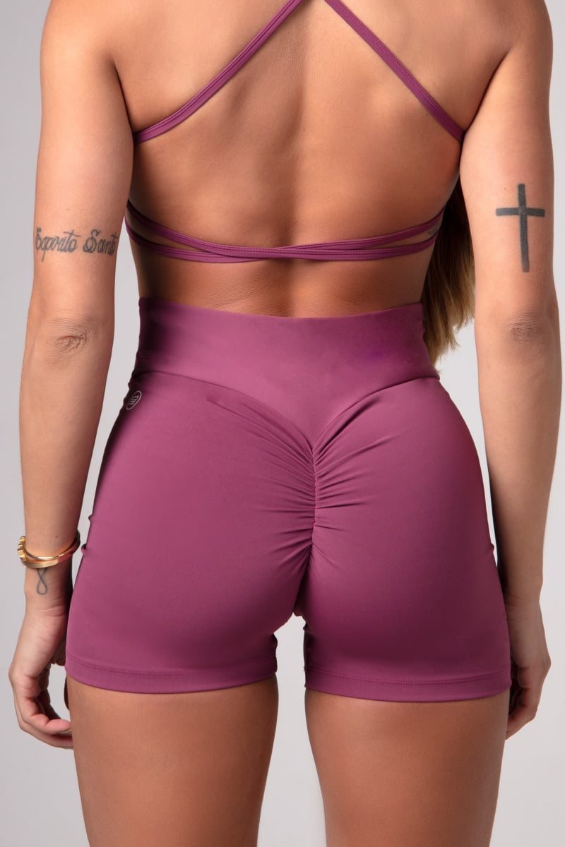 Hipkini - Burgundy Activewear Shorts - 3339990