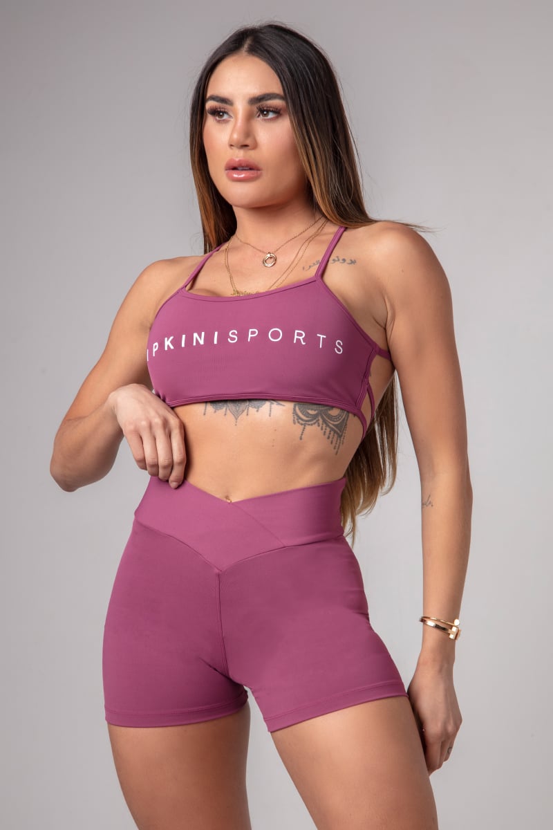 Hipkini - Burgundy Activewear Shorts - 3339990