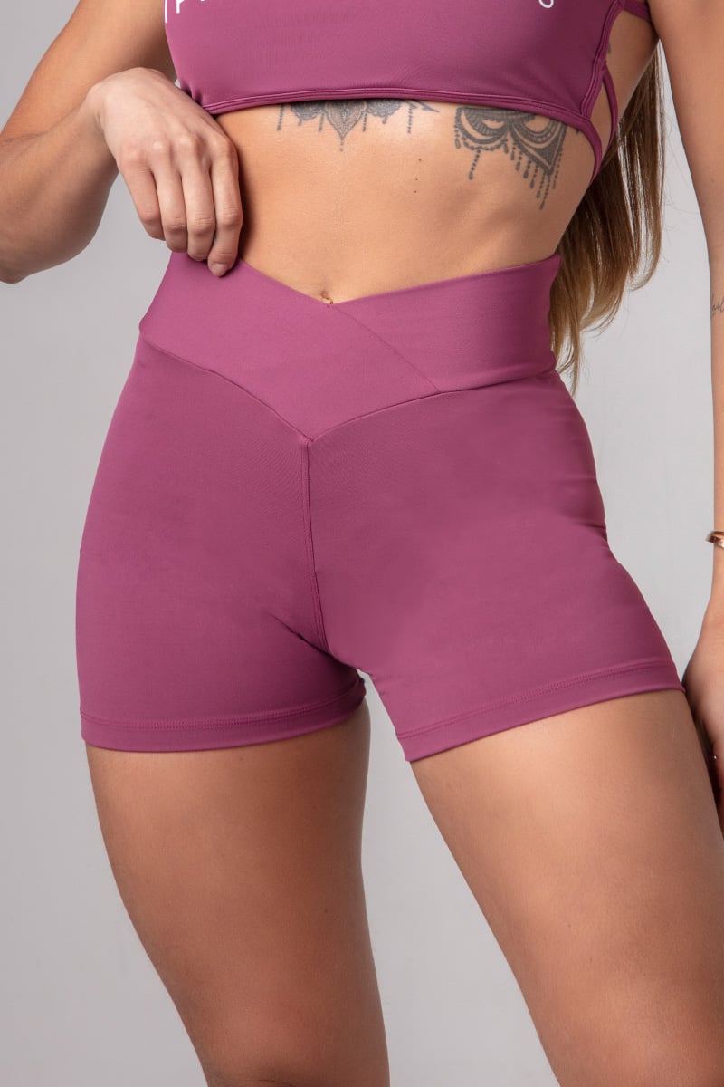Hipkini - Burgundy Activewear Shorts - 3339990