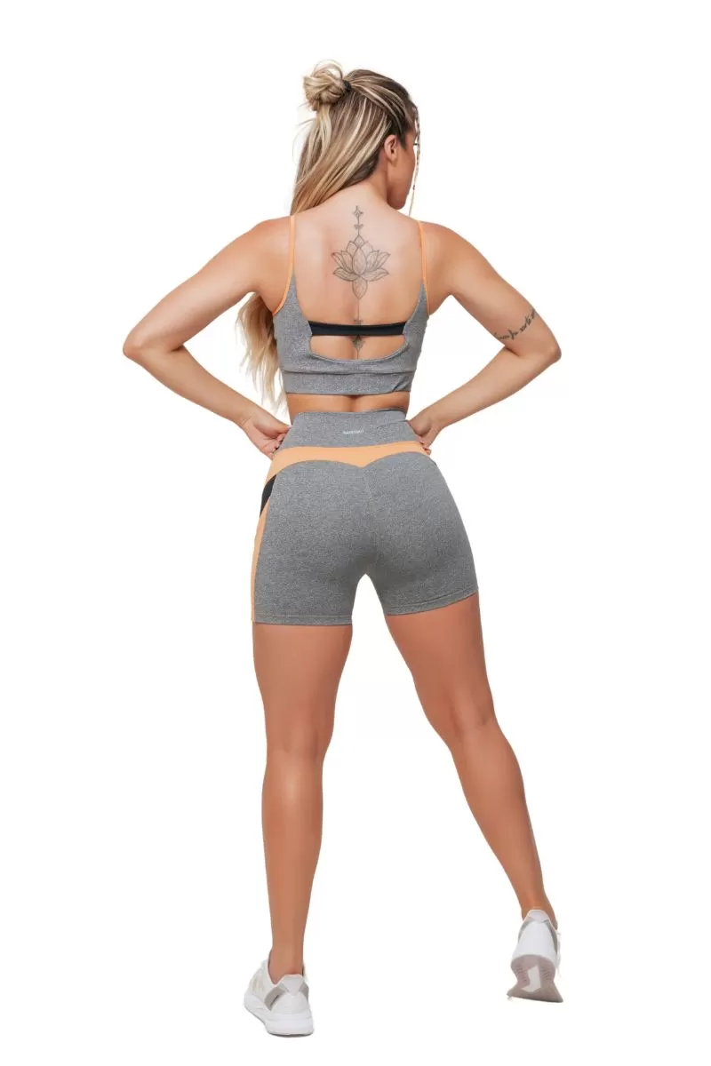 Garotafit - Nicosia Merge and Orange Set - SCJ75OG Garotafit - Nicosia Merge and Orange Set - SCJ75OG