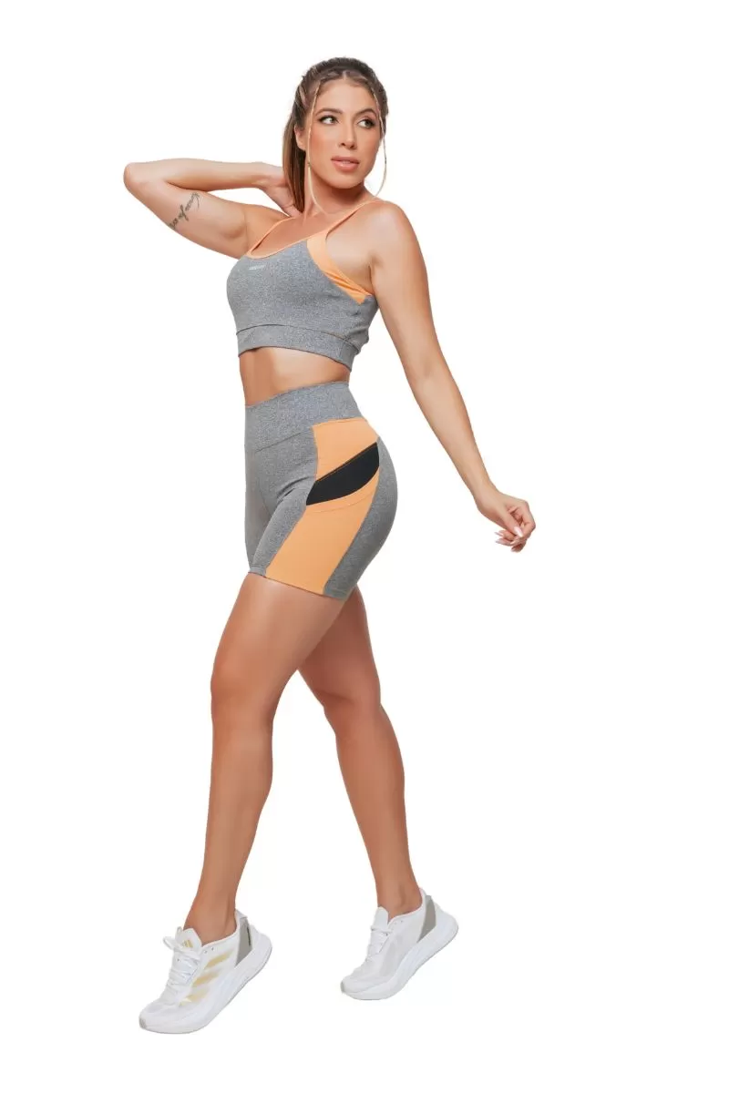 Garotafit - Nicosia Merge and Orange Set - SCJ75OG Garotafit - Nicosia Merge and Orange Set - SCJ75OG