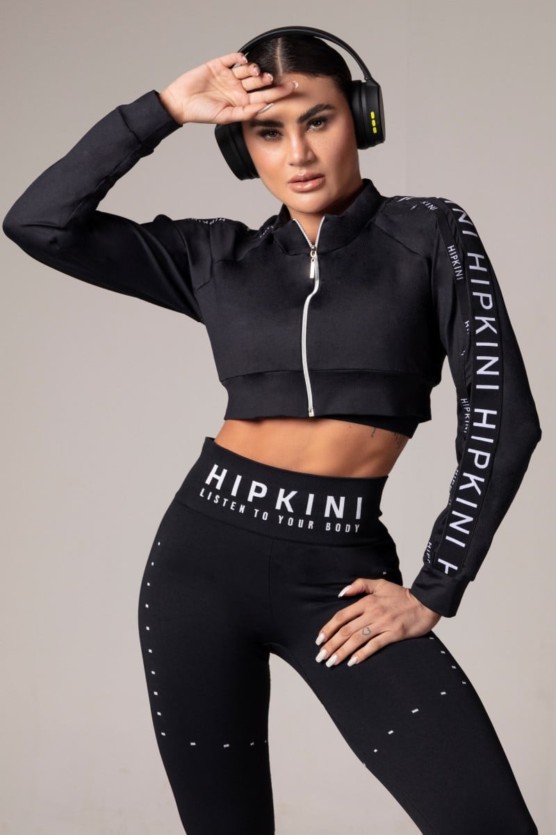 Hipkini - Coat Cropped Lately Fitness Black - 33330048 Hipkini - Coat Cropped Lately Fitness Black - 33330048
