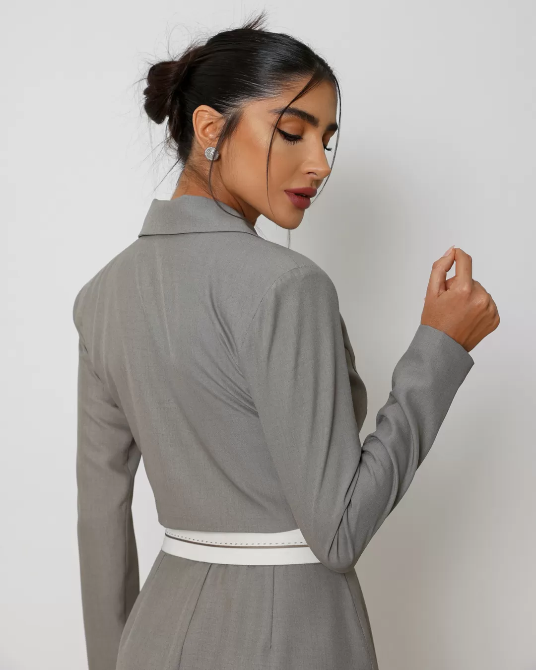 Dot Clothing - Set Dot Clothing Skirt Tailoring Fendi - 2012MARROM Dot Clothing - Set Dot Clothing Skirt Tailoring Fendi - 2012MARROM