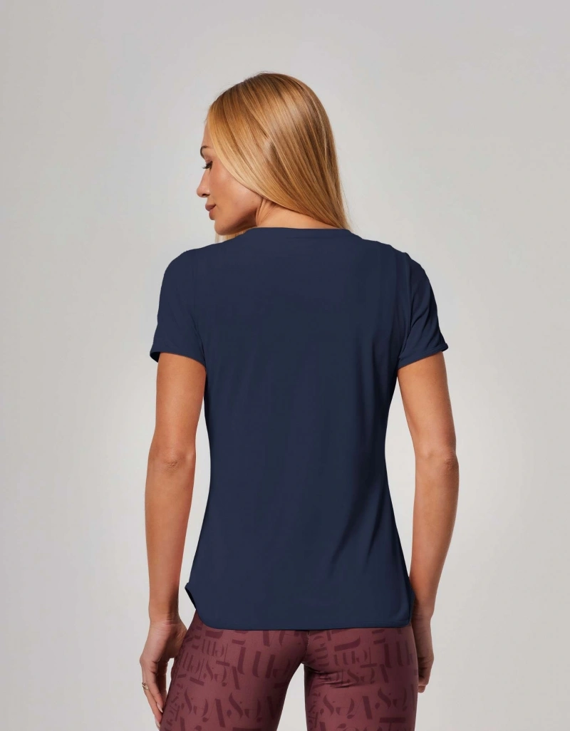 Vestem - Zadar Dry Fit Short Sleeve Shirt Dark Navy - BMC654.ESS.C0173