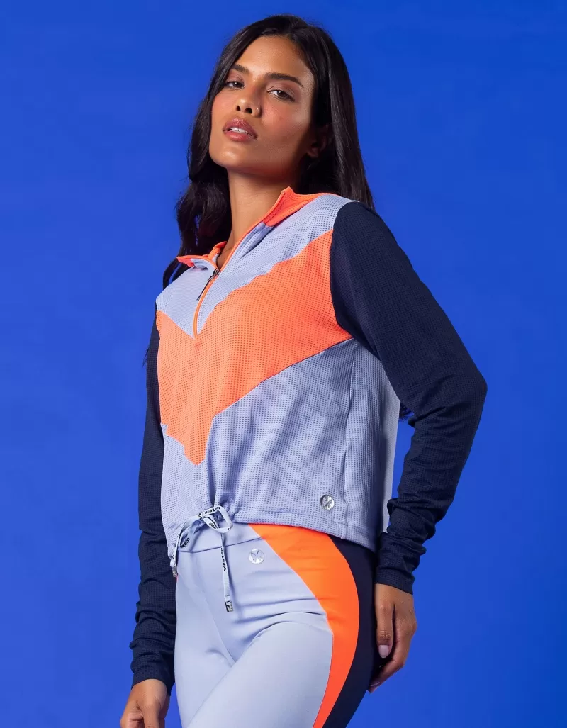 Vestem - Shirt Dry Fit Long Sleeve Paris Blue Drizzle - BML441.V24.C0244