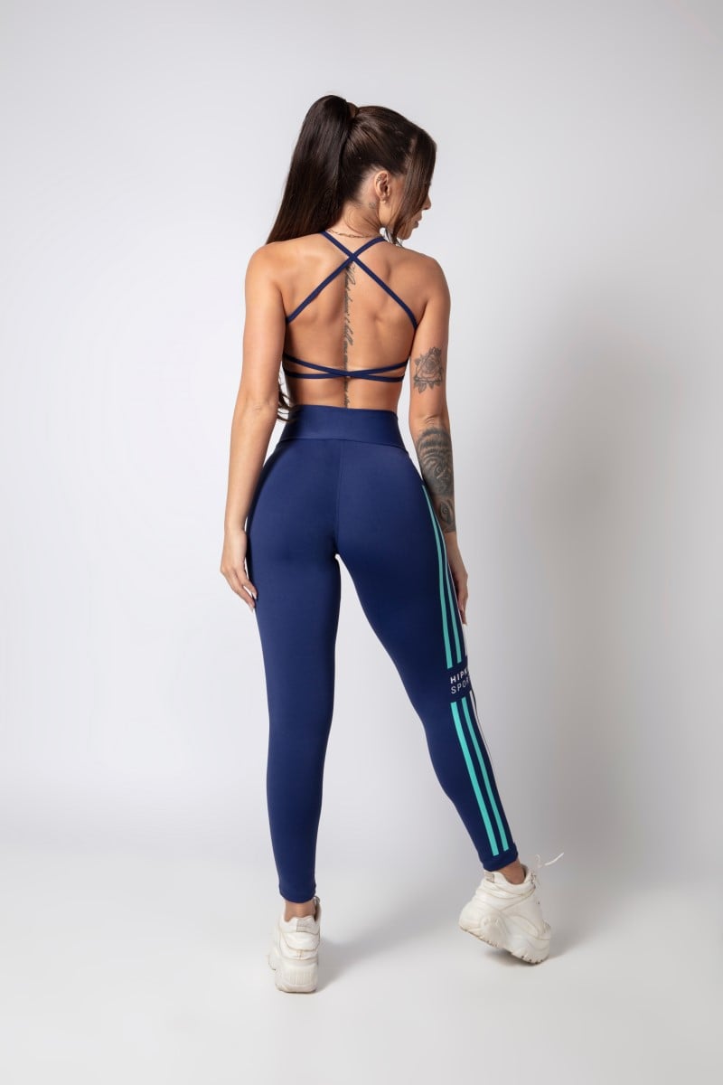 Hipkini - Blue Athletic Top with Silk - 33330117 Hipkini - Blue Athletic Top with Silk - 33330117