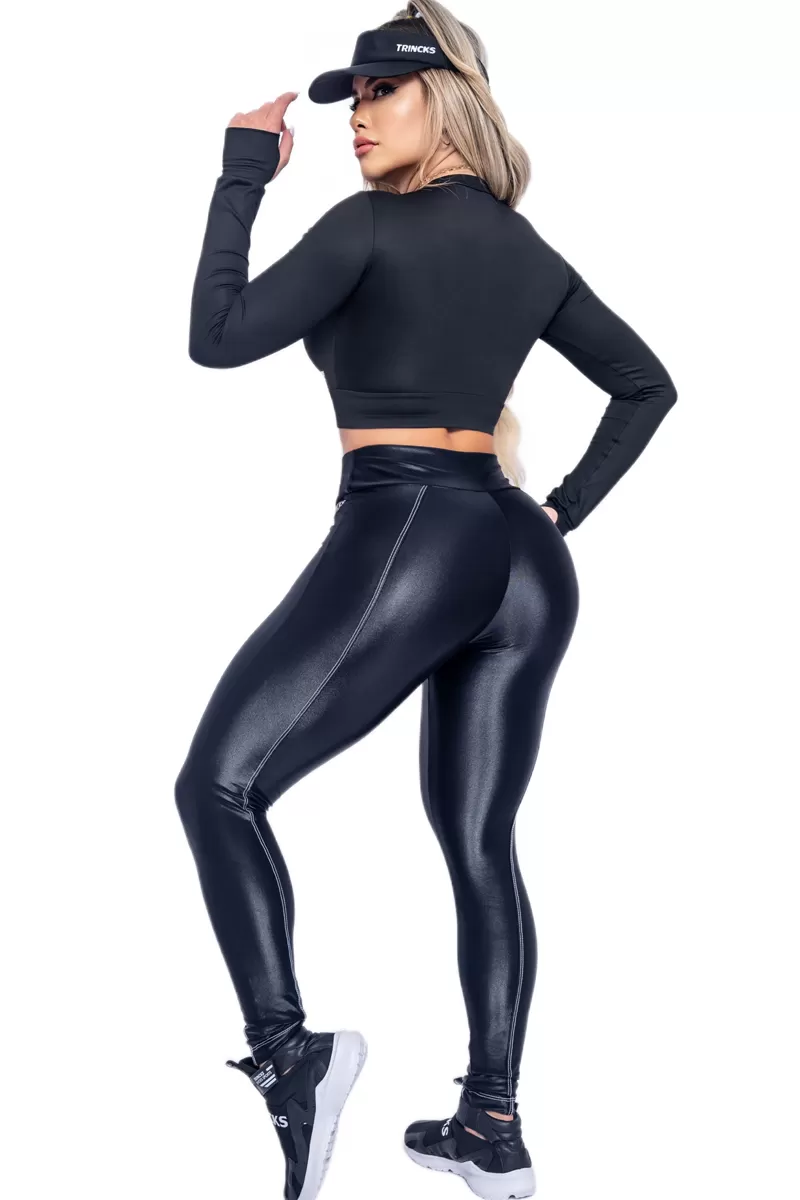 Trincks - Set Leggings and Cropped Style Cirre Black - Trincks - Set Leggings and Cropped Style Cirre Black -