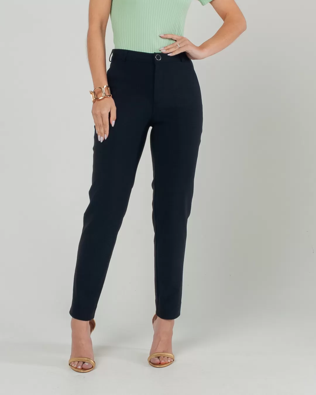Miss Misses - Miss Misses Basic Pants With Pockets Black - 54068001