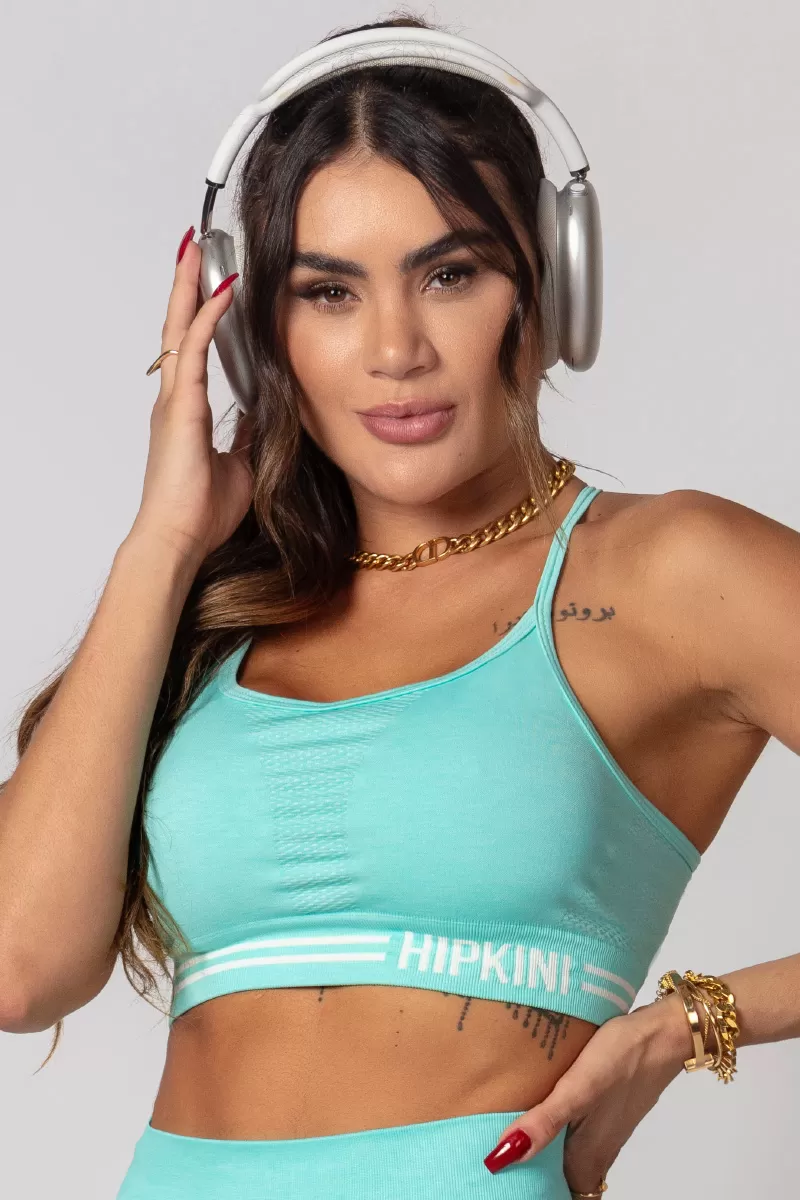 Hipkini - Athletic Seamless Green Pool Top - 33330102 Hipkini - Athletic Seamless Green Pool Top - 33330102